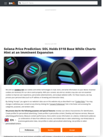 Solana Price Prediction: SOL Holds $118 Base While Charts Hint at an Imminent Expansion - Brave New Coin