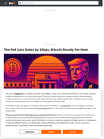 The Fed Cuts Rates by 25bps, Bitcoin Steady For Now - Brave New Coin