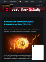 Cardano ADA Gets Full Analytics Integration on Dune Platform - Blockchain.News