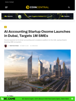 AI Accounting Startup Osome Launches in Dubai, Targets 1M SMEs - CoinCentral