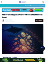 XRP Bearish Signal: Whales Offload $486 Million In Asset