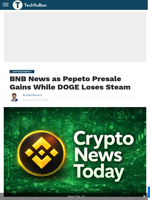 BNB News as Pepeto Presale Gains While DOGE Loses Steam - TechBullion