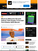 Billionaire Ricardo Salinas Tells People To Escape Fiat