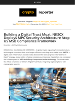 Building a Digital Trust Moat: NKSCX Deploys MPC Security Architecture Atop US MSB Compliance Framework