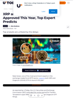 XRP and Dogecoin ETFs to Be Approved This Year, Top Expert Predicts