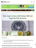Best crypto to buy as SEC delays XRP and Dogecoin ETF decisions