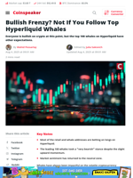 Bullish Frenzy? Not If You Follow Top Hyperliquid Whales - Coinspeaker