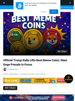 Official Trump 15% Jump Defies Market Crash, Pumps Best Meme Coins like Maxi Doge