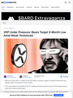XRP Price Under Pressure as Bears Eye 2-Month Low