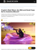 Crypto’s Next Wave: Are Mid and Small Caps Set to Outshine Bitcoin? - DailyCoin