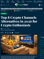 Top 8 Crypto Channels Alternatives in 2026 for Crypto Enthusiasts - Crypto Daily