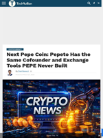 Next Pepe Coin: Pepeto Has the Same Cofounder and Exchange Tools PEPE Never Built - TechBullion