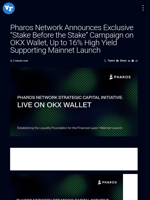 Pharos Network Announces Exclusive 