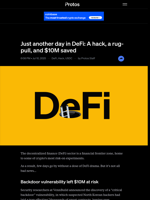 Just another day in DeFi: A hack, a rug-pull, and $10M saved