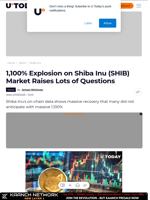 1,100% Explosion on Shiba Inu (SHIB) Market Raises Lots of Questions