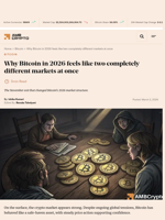 Why Bitcoin in 2026 feels like two completely different markets at once - AMBCrypto