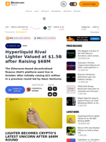 Hyperliquid Rival Lighter Valued at $1.5B after Raising $68M – News Bitcoin News