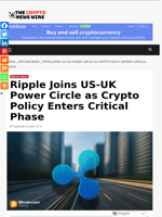 Ripple Joins US-UK Power Circle as Crypto Policy Enters Critical Phase - The Crypto News Wire