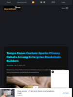 Tempo Zones Feature Sparks Privacy Debate Among Enterprise Blockchain Builders - Blockchain.News