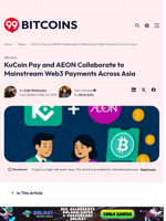 KuCoin Pay and AEON To Advance Web3 Payments Across Asia