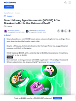 HOUSE Token Breaks Trend Line: What’s Next for the Meme Coin?