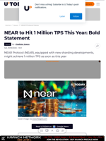NEAR to Hit 1 Million TPS This Year: Bold Statement