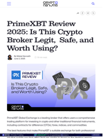 PrimeXBT Review: Is This Crypto Broker Legit,  Safe in 2025?