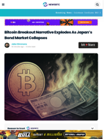 Bitcoin Breakout Narrative Explodes As Japan’s Bond Market Breaks