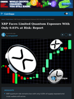 XRP Quantum Faces Limited Exposure With Only 0.03% at Risk: Report