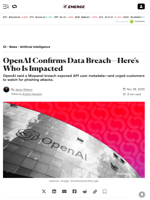 OpenAI Confirms Data Breach—Here's Who Is Impacted - Decrypt