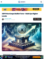 XRP Price Keeps Bullish Tone - Bulls Eye Higher Levels