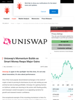 Uniswap’s Momentum Builds as Smart Money Reaps Major Gains - NullTX