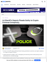How An LA Sheriff's Deputy Abused His Badge for Crypto Crimes
