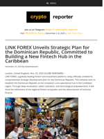 LINK FOREX Unveils Strategic Plan for the Dominican Republic, Committed to Building a New Fintech Hub in the Caribbean