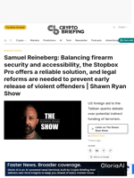 Samuel Reineberg: Balancing firearm security and accessibility, the Stopbox Pro offers a reliable solution, and legal reforms are needed to prevent early release of violent offenders | Shawn Ryan Show