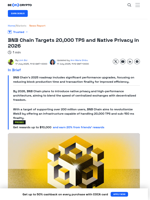 BNB Chain’s Push to Outperform Centralized Exchanges