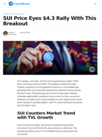 SUI Price Eyes $4.3 Rally With This Breakout  - CryptoNewsZ
