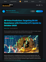 OP Price Prediction: Targeting $0.88 Resistance with Potential 27% Upside by October 2025 - Blockchain.News