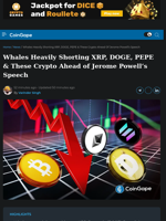 Whales Heavily Shorting XRP, DOGE, PEPE & These Crypto Ahead of Jerome Powell's Speech