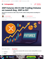 XRP Futures Launch With $1.5M Volume — Will XRP Hit $3?