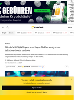 Bitcoin’s path to $100,000 splits analysts as rate risks loom
