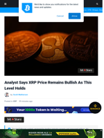 Analyst Says XRP Price Remains Bullish As This Level Holds | Bitcoinist.com