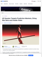 Polymarket Faces US Ban Threat After Iran War Insider Bets