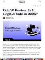 CoinW Review: Is It Legit & Safe in 2025?