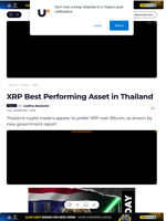 XRP Best Performing Asset in Thailand - U.Today