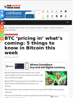 BTC ‘pricing in' what’s coming: 5 things to know in Bitcoin this week - The Crypto News Wire