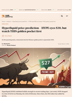 Hyperliquid price prediction – HYPE eyes $38, but watch THIS golden pocket first - AMBCrypto