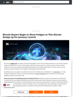 Bitcoin Buyers Begin to Show Fatigue as This Altcoin Ramps up for January Launch