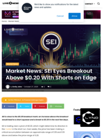 Market News: SEI Eyes Breakout Above $0.20 With Shorts on Edge | Live Bitcoin News
