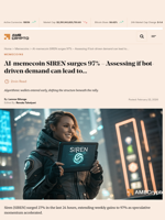 AI-memecoin SIREN surges 97% – Assessing if bot-driven demand can lead to… - AMBCrypto